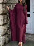 Dili Temperament Elegant Solid Color Long-Sleeved Dress Dress Dress Women's Dress 2025 Autumn And Winter