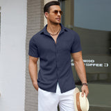 Summer Women's Dress Chiffon Print Fashion Short-Sleeved V-Neck Dress Cloth Thin And Breathable