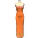 Women's Summer New Long Dress Lace Lace Wrapping Skirt Dress Sexy Holiday Style Dress Woman