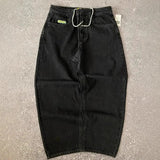 Trendy Embroidered Jeans Men's High Street Design Skateboard Pants Loose Set Thin Straight Pants Tide 68HZ
