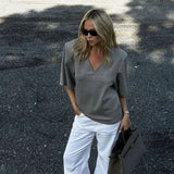 Women's Street Style Loose Casual Trousers Fashion Loose Waist Trousers 68HZ