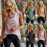 Dili Independent Design Station 2025 Summer New Temperament Women's Hot Sleeveless Top Fashion
