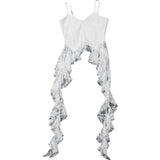 2025WISH Summer New Women's Solid Color Sexy Sling Fashion Lace Vest Women 68HZ
