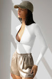 2025 Women's Jumpsuit Tight Knit Shirt Women's Jump-Up Three-Point Trousers