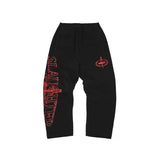 Corteiz Zipper Hoodie Loose High Street Tide Set Print Trousers Casual Set 68HZ