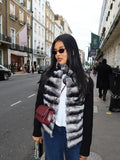 Coat Temperament Warm Long-Sleeved Fur Spliced With Woolly Coat Women's New Environmentally Friendly Fur