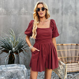 Dili Women's Solid Color Jumpsuit Women 2025 Summer Temperament Commuting Collar Jumpsuit Pants