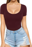 2025 Women's Low Round Collar Long Sleeve Sextender T-Shirt T-Shirt