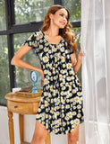 Summer Women's Pyjamas Short-Sleeved Round-Neck Milk Silk Home Casual Home Clothes Pyjamas Women
