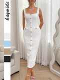 Dili Temperament Elegant Wind Button Bag Hip Dress Dress Women's Dress 2025 Autumn And Winter