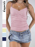 Dili Y2K Hottie Style Vest Small Sling Women's Clothing 2025 Autumn And Winter