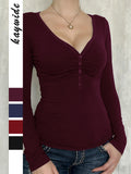 Dili Y2K Wind With Long-Sleeved T-Shirt Vest Women's Clothing 2025 Autumn And Winter