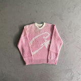New Long-Sleeved Sweater Street Fashion With Loose-Fitting Knitted Shirts In A Hundred Hooded 68HZ