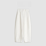 Spring And Summer New Small Man Wearing A Simple Imitation Denim Loose Shirt Imitation Cotton Slack Slack Two Sets