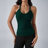 Dili 2025 Summer Y2K Sexy Knitted Thread Sling Vest Women's Clothing