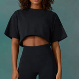 2025 Outdoor Running Sports Short-Sleeved Women Leisure Fitness Blouse Loose Sports T-Shirts 68HZ