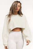 2025 Umbilical Collar Collar Women's Short Sports T-Shirt T-Shirt Knitted Long-Sleeved Top