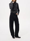 Autumn And Winter Lazy Scarf Shawl Tweed Plus Velvet Feeling Blended Slim Shawl