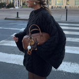 Dili Casual Holiday Wool Long-Sleeved Coat Sweater Women's Clothing 2025 Autumn And Winter