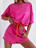 2025 Spring/Summer Fashion Sport Two-Sleeve Shorts Set Of Shorts 68HZ