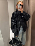 Spring And Autumn 2025 New Vintage High-End Locomotive Wind Leather Jacket Jacket