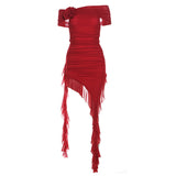 2025 Spring New Women's Clothing Pure Color Repair Height Waist Fashion Collar Tsets Dress Women 68HZ