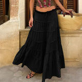 Dili Vacation Leisure A-Word Cake Dress Women's Dress 2025 Spring And Summer