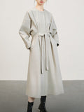 Single-Layer Long-Winded Windwear Coat Women This Year's Popular Temperament Fashion With Top Southeast Asia