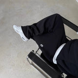 Vintage Embroidered Slacks Men's Street Haracring Design Sweatpants With Loose Trousers 68HZ