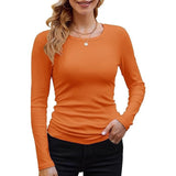2025 Solid Women's Short Knitted Collar Spring And Autumn Wrapped In Long-Sleeved Fashion