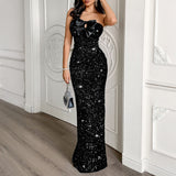 Dili Elegant Evening Dress With Chest Sexy Dress Dress Women's 2025 Autumn And Winter