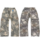Trend Card Akimbo Leaf Print Sweatpants Men And Women's Same Y2k Street Hip Trousers 68HZ