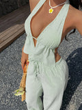Dili Vacation Vacation Vest Leisure Long Pants Set Women's 2026 Summer