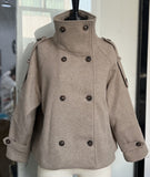 - Spring And Autumn Commuter Collar Buckle Short-Sized Coat Small Children's Style