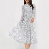 Dili Vacation Leisure Wind And Breeze Breeze Tied Belt To Close The Waist Dress Woman 2025 Spring And Summer