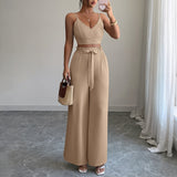 Dili Temperament Elegant Sling Vest Trouser Trousers Suit Women's 2025 Spring And Summer