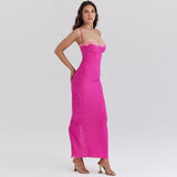 Women's Summer New Long Dress Lace Lace Wrapping Skirt Dress Sexy Holiday Style Dress Woman
