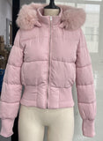 Fashion Winter Korean Woolen Hooded Zip Cotton Suit New 2025 Short-Sleeved Women's Clothing