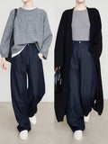Multi-Season Can Wear A Long-Smelling Imitation Of The Cowboy Banana Pants Women's New Tibetan Cyan Pants Length Anti-Owl Display Thin Slebok Pants
