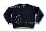 Trendy Towel Embroidered Jeans Men Y2k High Street Niche Design Feeling Casual Straight Pants Trend 68HZ