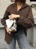 Dili Leisure Vacation With Long-Sleeved Coat Shirt Women's Clothing 2025 Autumn And Winter