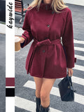 Dili Casual Long-Sleeved Sweater Coat Women's Clothing 2025 Autumn And Winter