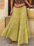 Dili Vacation Leisure A-Word Cake Dress Women's Dress 2025 Spring And Summer