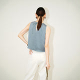 Picky Love To Return The Careful Shot Clear Goods Do Not Return Do Not Change Vest + Half Skirt