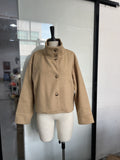 Exploding Fashion Temperament Elegant Buckle Collar Hair Jacket 2025 Women's Clothing Small Batch