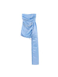 2025 Women's Pure Sexted With Pearl Folds To Repair The Fishtail Dress