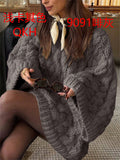 Dili Casual Holiday Wool Long-Sleeved Coat Sweater Women's Clothing 2025 Autumn And Winter