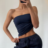 Dili Yoga Suit Sports Sexy Breast-Wear Vest Women's Dress 2025 Summer