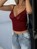 Dili Y2K Sexy Wind Small Sling Lace Vest Women's Clothing 2025 Spring And Summer