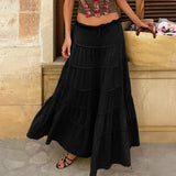 Dili Vacation Leisure A-Word Cake Dress Women's Dress 2025 Spring And Summer